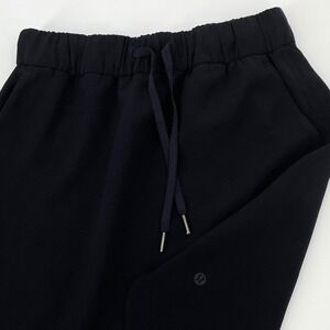 Lululemon On the Fly Skirt Womens 6 Black Luxtreme Drawstring Athletic W8AS8S